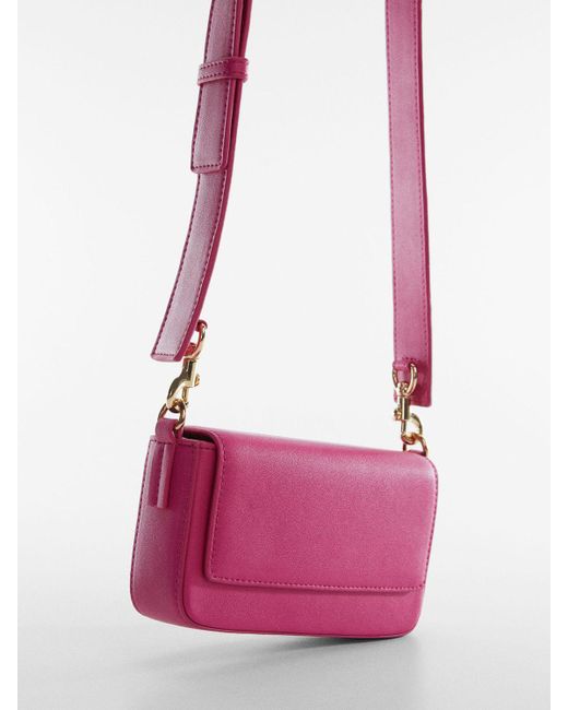 Mango Oasis Small Cross Body Bag in Pink Lyst UK