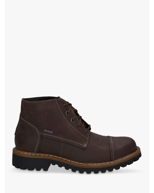 Josef Seibel Brown Chance 53 Lace Up Casual Boots for men