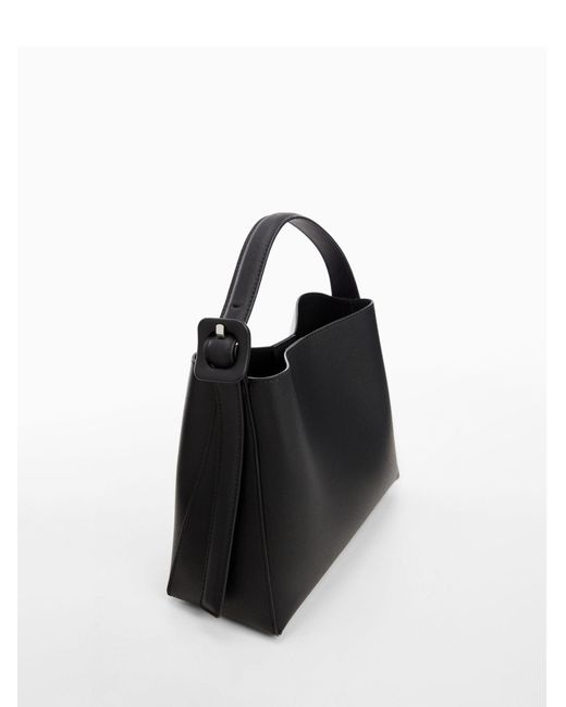 Mango Black Winnie Small Shopper Bag