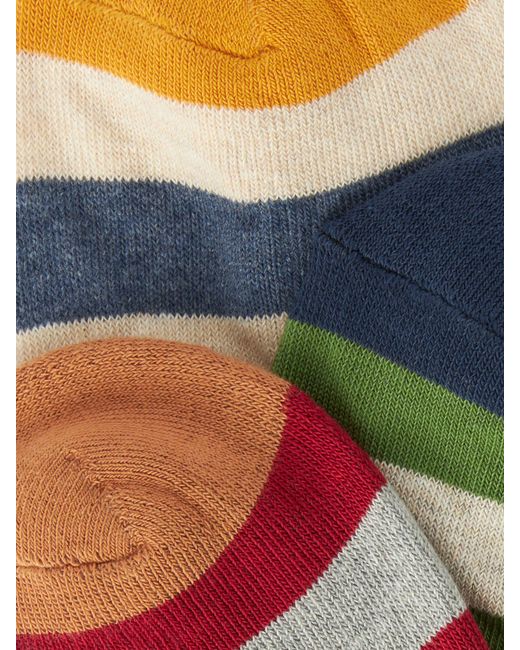 John Lewis Multicolor Organic Cotton Blend Trainer Socks for men