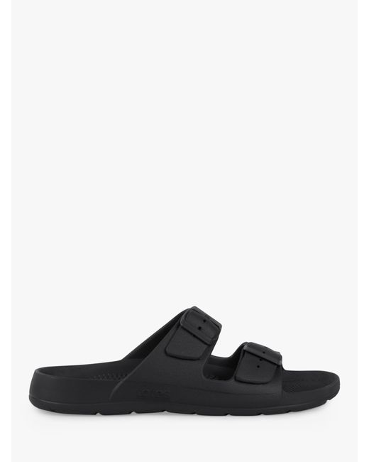 Totes Black Solbounce Adjustable Slider Sandals for men