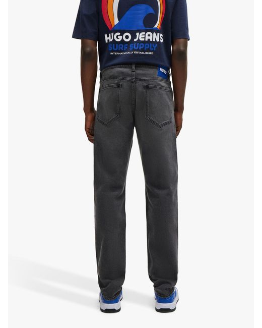 Boss Blue Hugo Ash Slim Fit Jeans for men