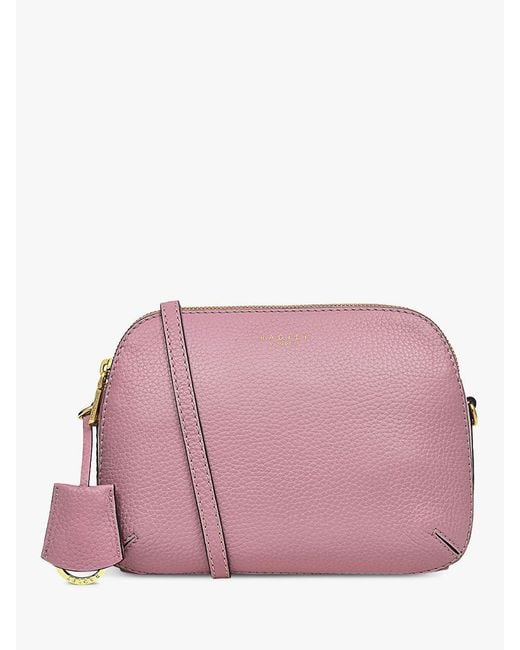 Radley Dukes Place Leather Cross Body Bag in Pink Lyst UK