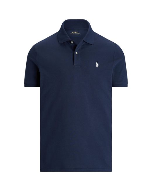 Ralph Lauren Blue Polo Golf Tailored Fit Performance Mesh Polo Shirt for men