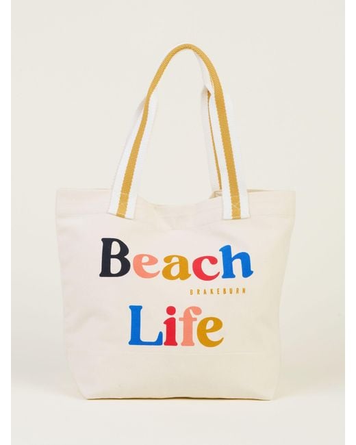 Brakeburn White Beach Life Bag