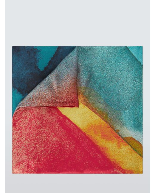 John Lewis Multicolor Abstract Sunset Silk Square