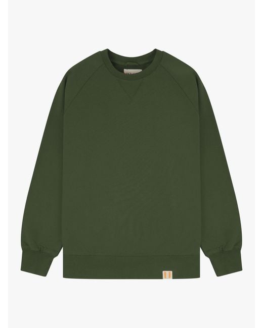 Uskees Green Organic Cotton Crew Jumper for men