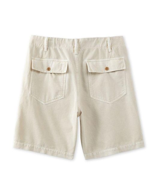 Outerknown Natural Cord Organic Cotton 70s Classic Shorts for men