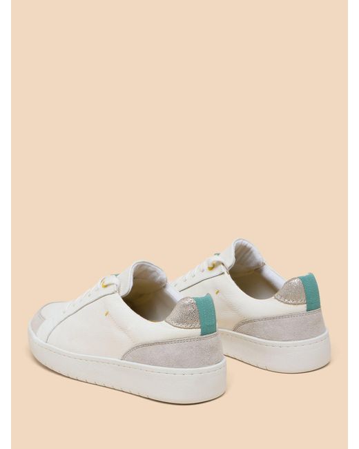 White Stuff Natural Suede Trainers
