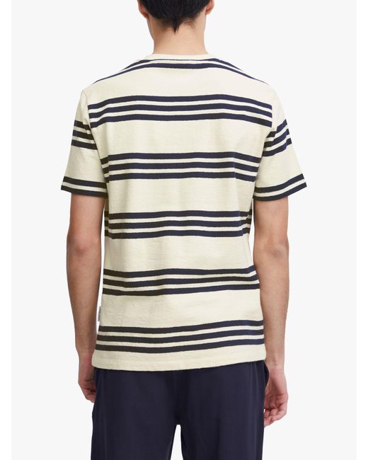 Casual Friday Natural Thor Short Sleeve Striped T for men