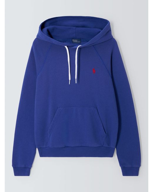 Ralph Lauren Blue Polo Embroidered Logo Hoodie