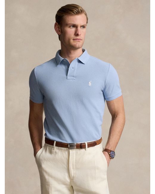 Ralph Lauren Blue American Style Standard Polo Shirt for men