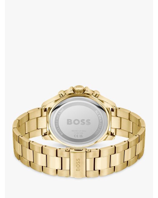 Boss Metallic Boss Troper Chronograph Bracelet Strap Watch for men