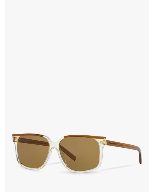 Saint Laurent Metallic Ys000476 Square Sunglasses for men