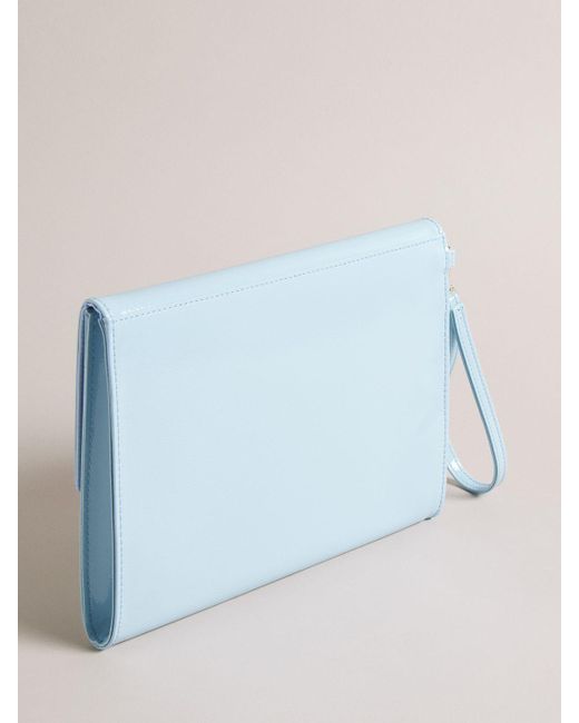 Ted Baker Blue Crinkie Crinkle Icon Pouch