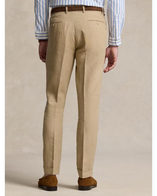 Polo Ralph Lauren Natural Linen Suit Trousers for men