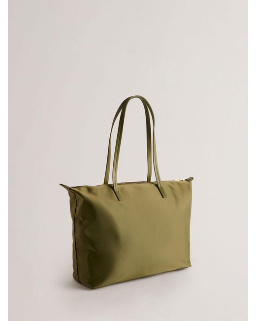 Ted Baker Green Voyaage Woven Tote Bag