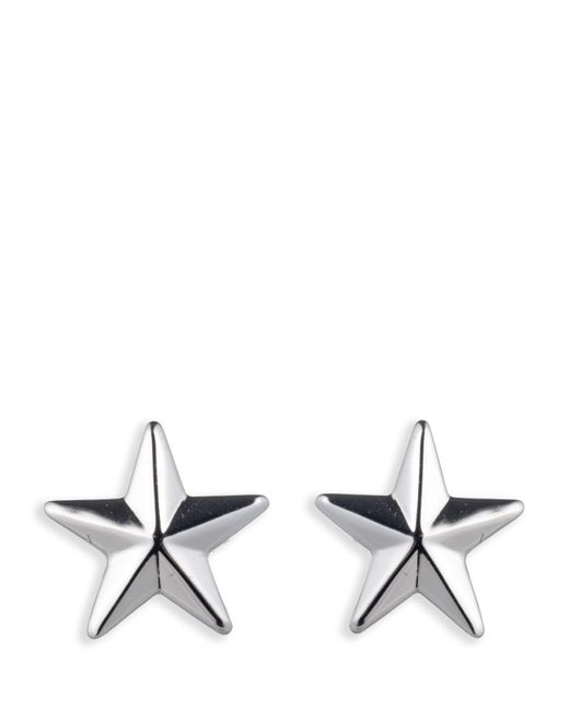 Ralph Lauren White Lauren Star Stud Earrings