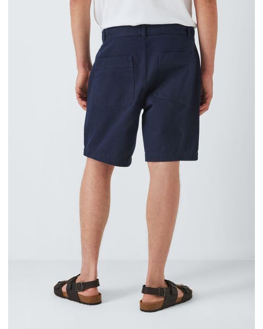 John Lewis Blue Anyday Double Knee Shorts for men