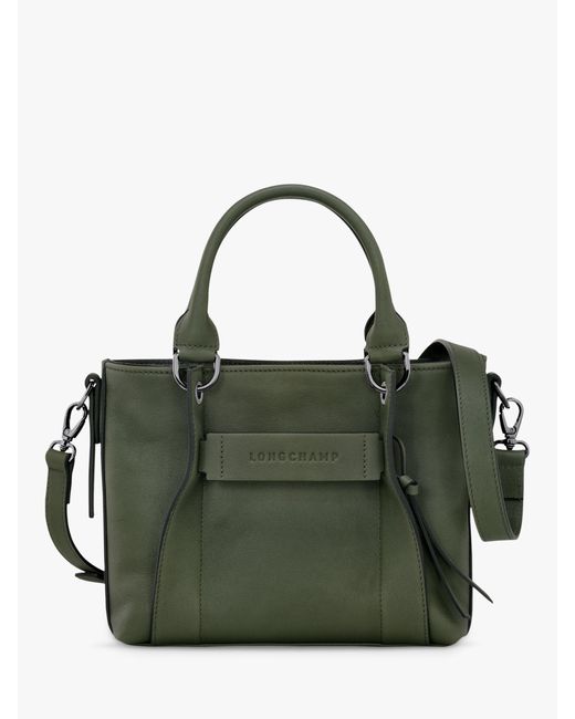 Longchamp Green 3d Small Leather Crossbody Bag
