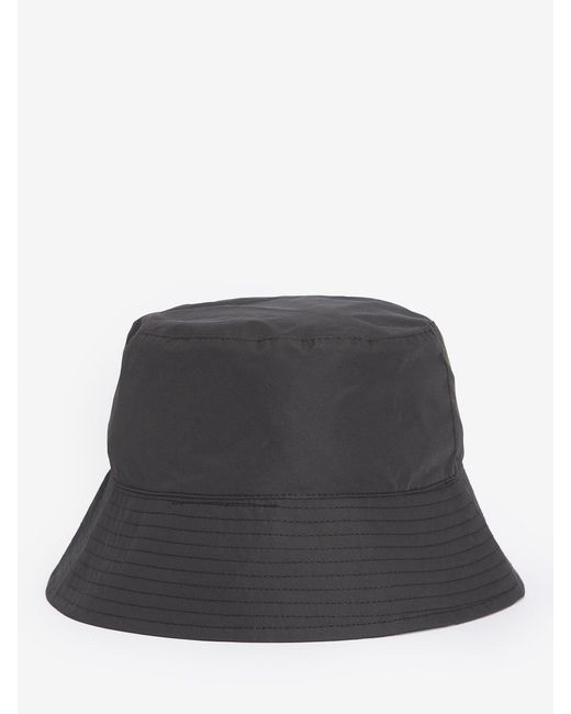 Barbour Black International Boulevard Reversible Bucket Hat