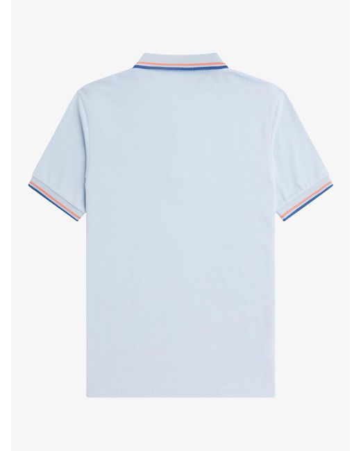 Fred Perry Blue The Twin Tipped Short Sleeve T-shirt for men