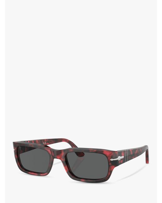 Persol Gray Po3347s Rectangular Sunglasses