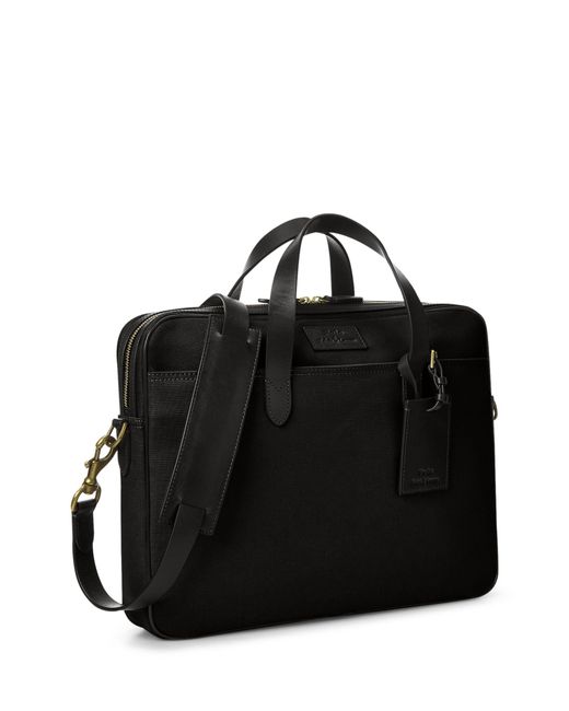 Ralph Lauren Black Versatile Business Bag for men