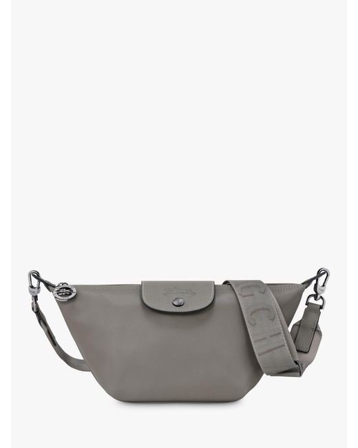 Longchamp Gray Le Pliage Xtra Small Shoulder Bag