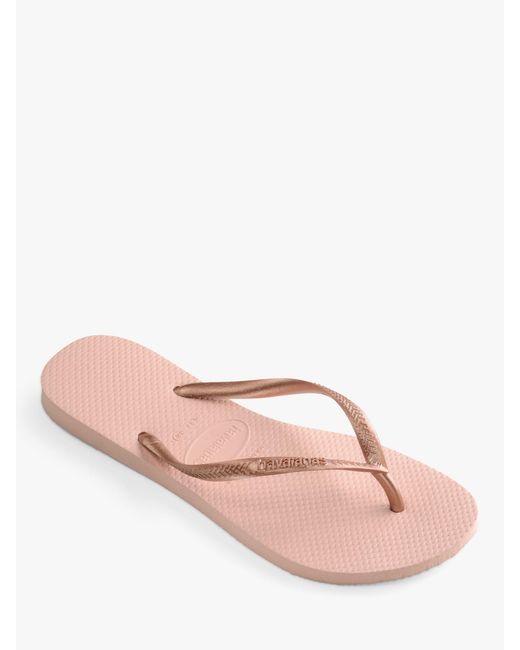 Havaianas Pink Slim Flip Flops