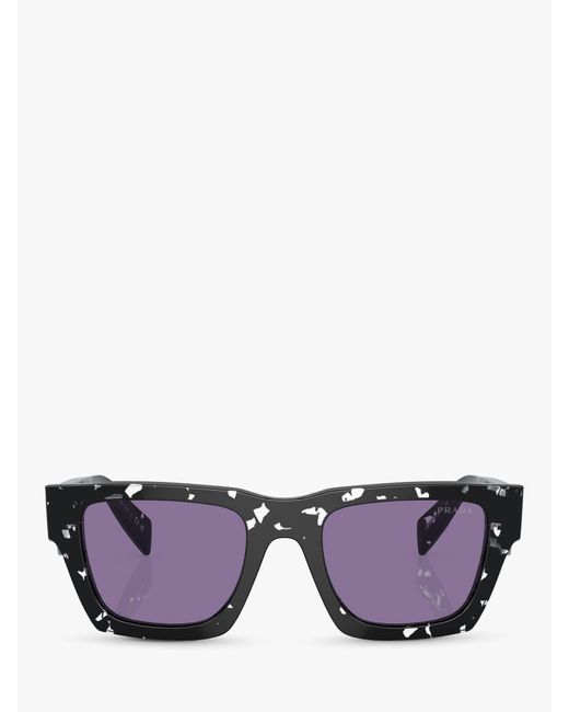 Prada Multicolor Pr A06s Rectangular Sunglasses for men