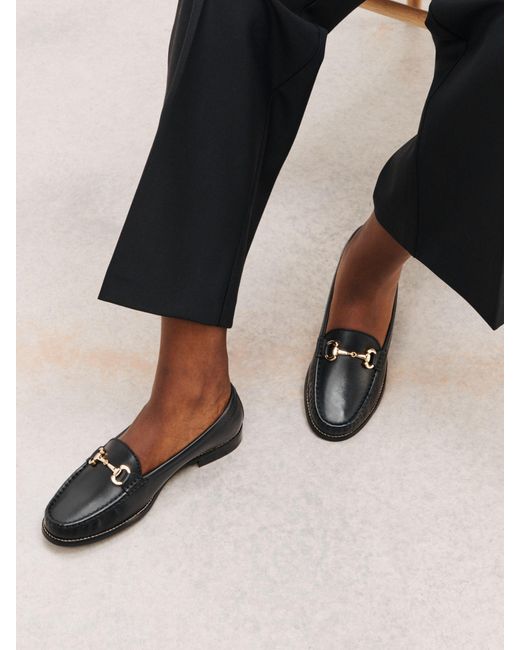 John Lewis Gray August Leather Moccasins