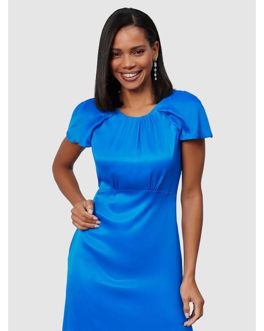 Closet Blue Cape Sleeve Midaxi Dress