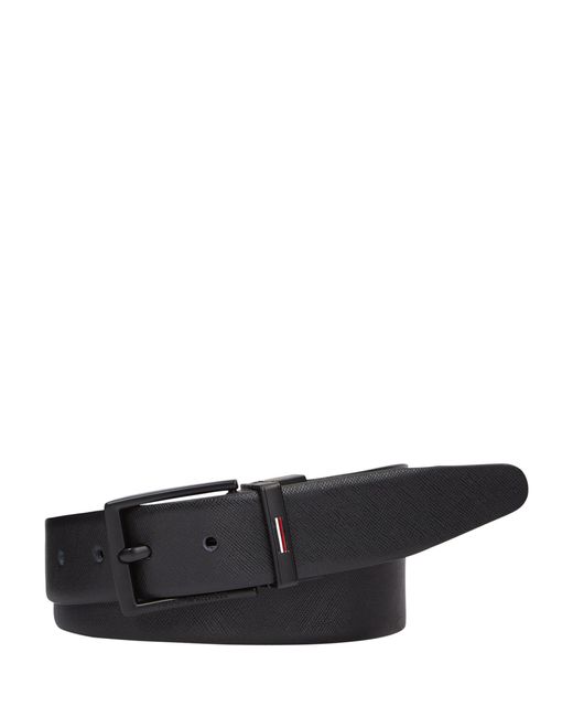 Tommy Hilfiger Black Leather Reversible Belt for men