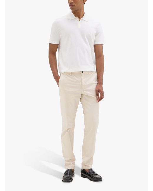 Theory White Zaine Tailored Trousers for men