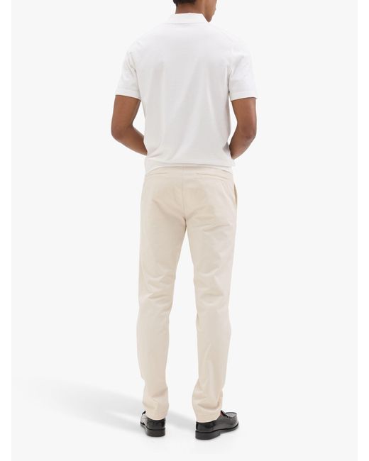 Theory White Zaine Tailored Trousers for men