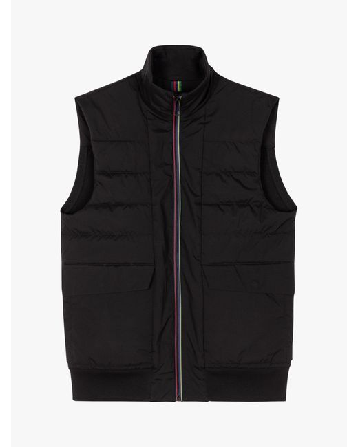 Paul Smith Black Lightweight Quilted Gilet for men