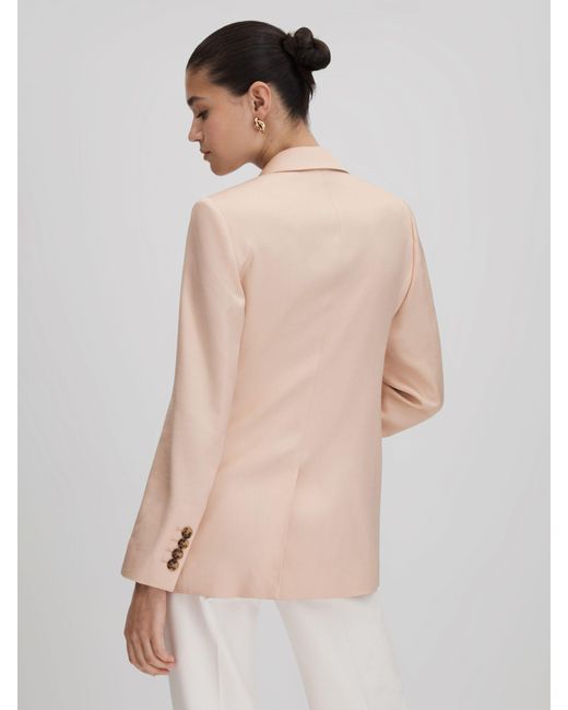 Reiss Natural Eve Double Breasted Blazer