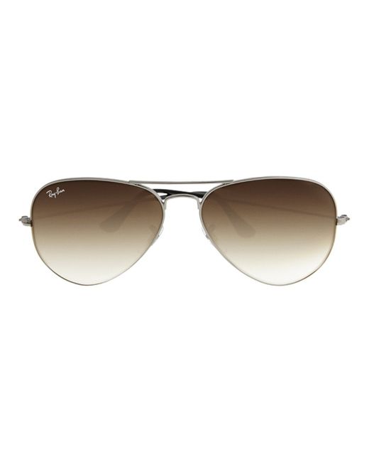 Ray-ban Rb3025 Iconic Aviator Sunglasses in Brown | Lyst