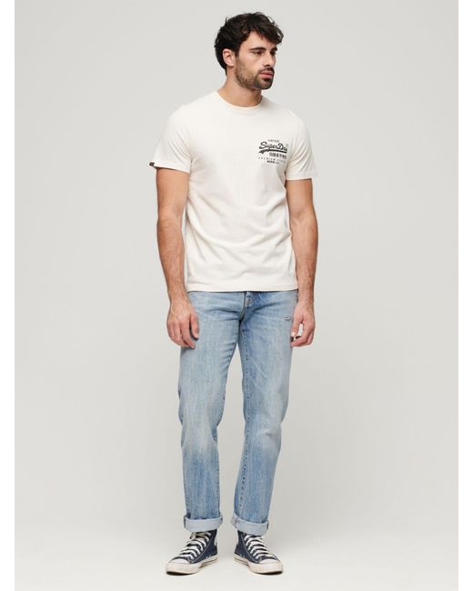 Superdry White Tokyo Graphic T-shirt for men