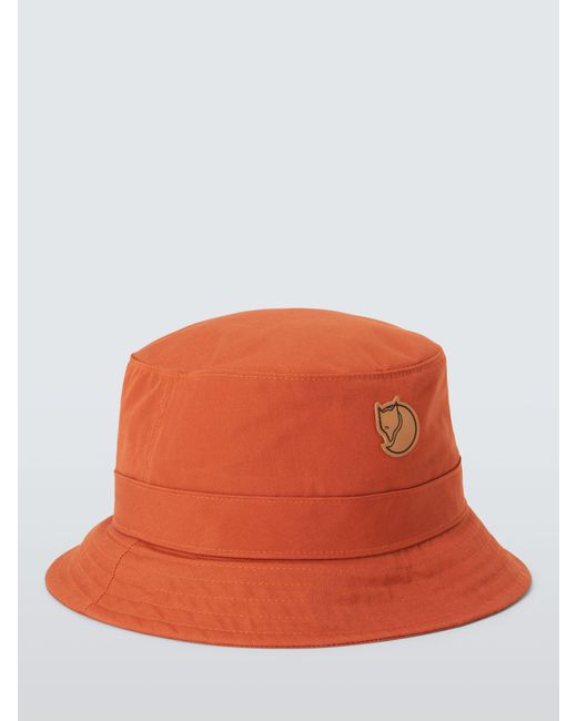 Fjallraven Orange Kiruna Bucket Hat for men