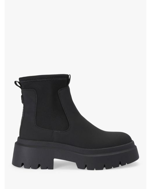 KG by Kurt Geiger Black Thea Chunky Ankle Boots