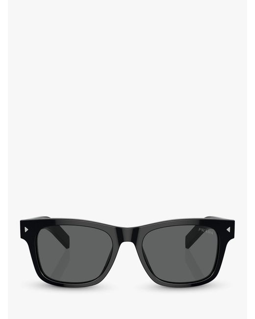 Prada Gray Pr A17s D-frame Sunglasses for men