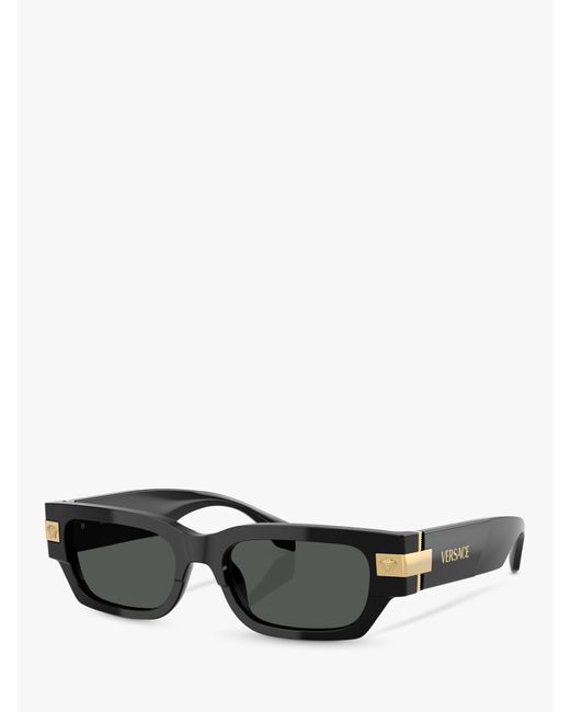 Versace Gray Ve4465 Rectangular Sunglasses for men