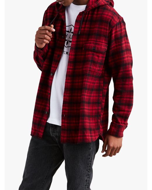 Levi's Red X Justin Timberlake Hooded Flannel Worker Shirt for men