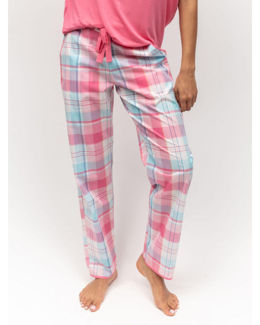 Cyberjammies Pink Shelly Check Pyjama Bottoms