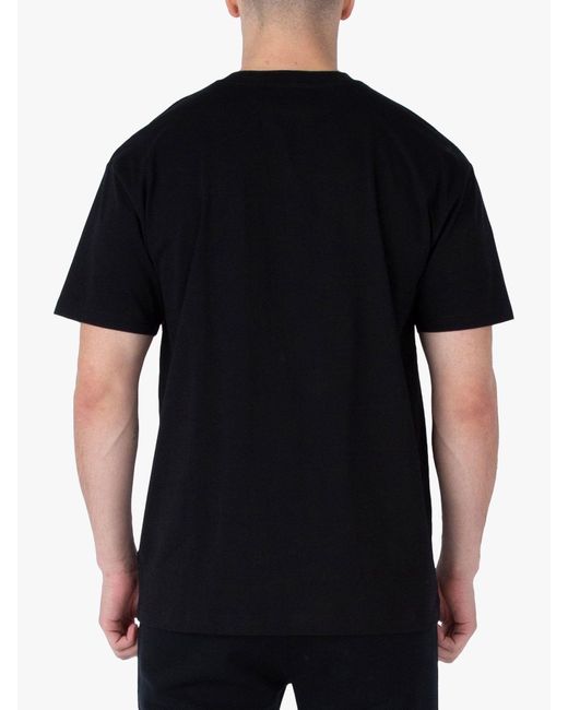 Luke 1977 Black Exquisite Relaxed Fit T-shirt for men