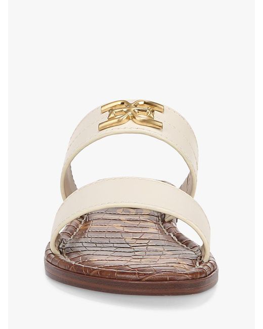 Sam Edelman Gilles Leather Slides in White Lyst UK