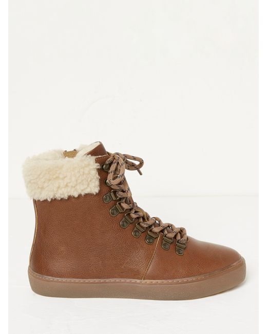 FatFace Brown Romy Hybrid Hiker Ankle Boots