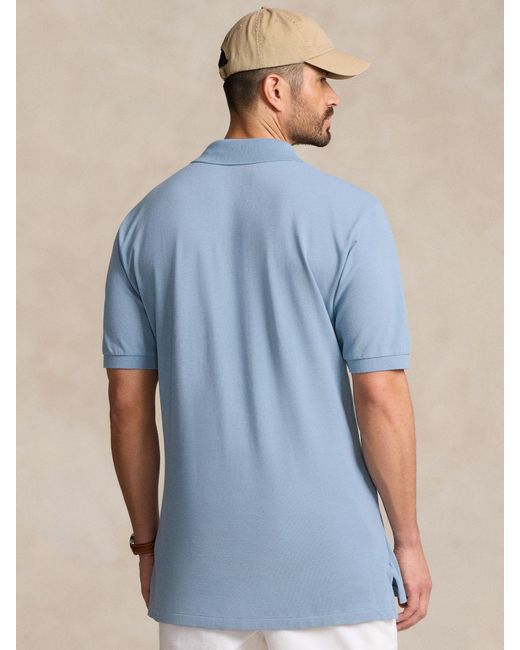 Ralph Lauren Blue Big & Tall Regular Fit Polo Shirt for men